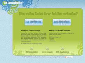 eBay Auktionsvorlagen
