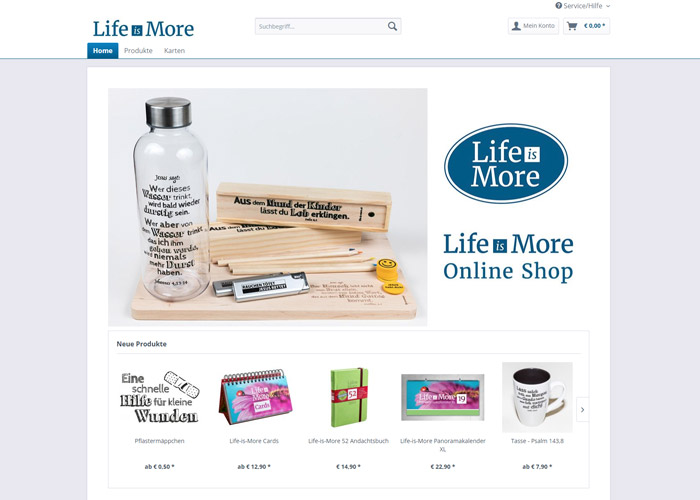 Life-is-More Online-Shop